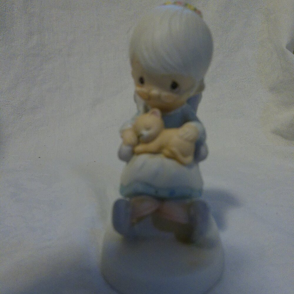 Precious Moments Jonathan & David Enesco 1979 The Purr-fect Grandma